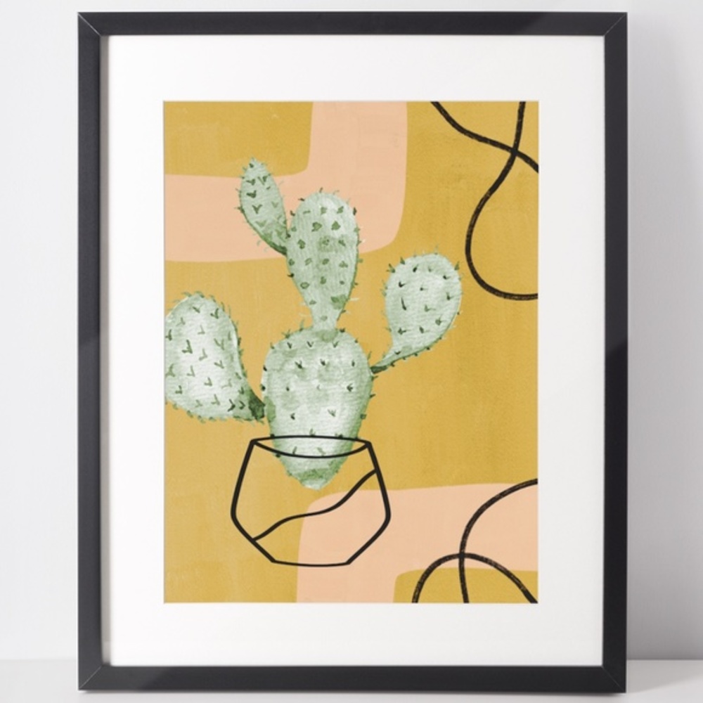 Wall Art Boho Nature Plants Print Illustration Unframed - Picture 1 of 5